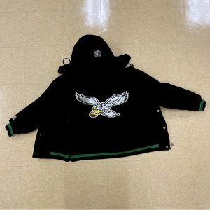 Philadelphia Eagles Black/Kelley NFL Vintage 90s Starter jacket
